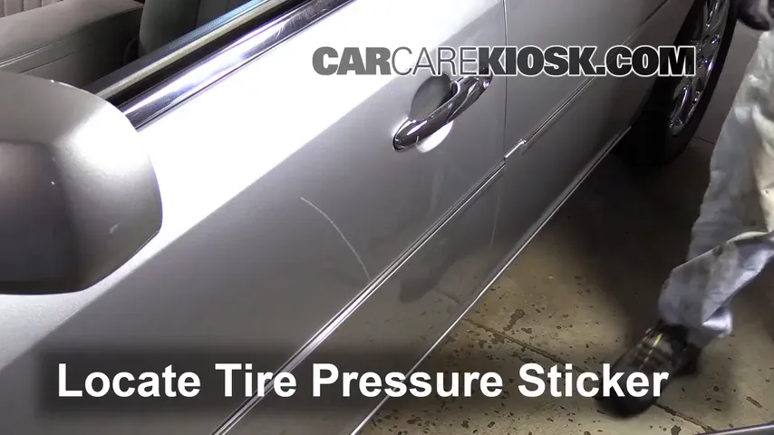 2008 Buick Lucerne CXL 3.8L V6 Tires & Wheels Check Tire Pressure